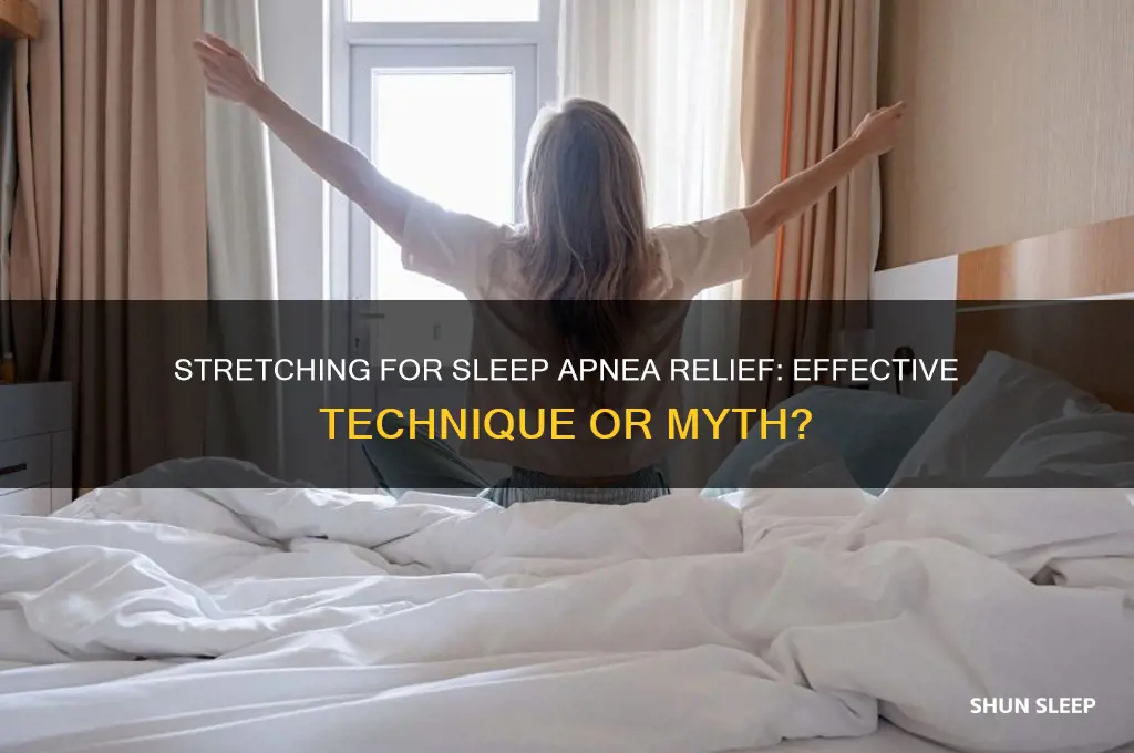 does stretching help with sleep apnea