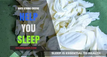 Can String Cheese Improve Your Sleep Quality? A Tasty Investigation