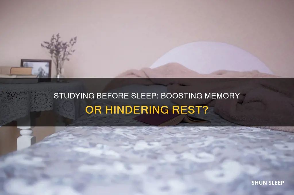 does studying before sleep help