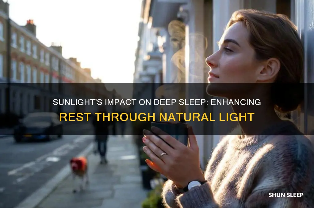 does sunlight help you get more deep sleep