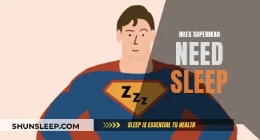 Superman's Sleep: Does He Need It?