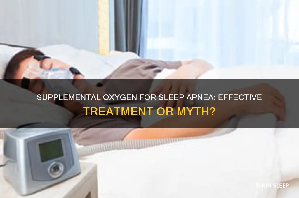 does supplemental oxygen help sleep apnea