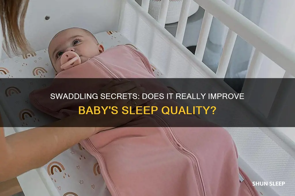 does swaddle help baby sleep