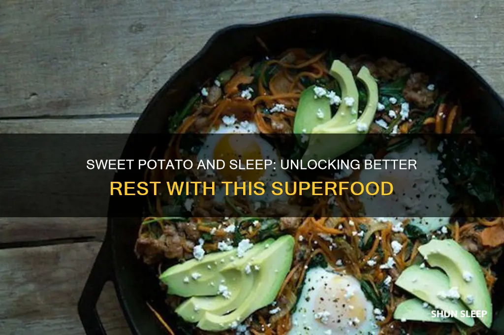 does sweet potato help you sleep
