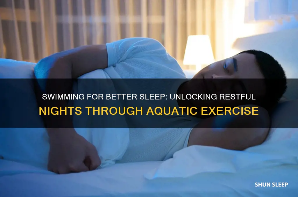 does swimming help sleep
