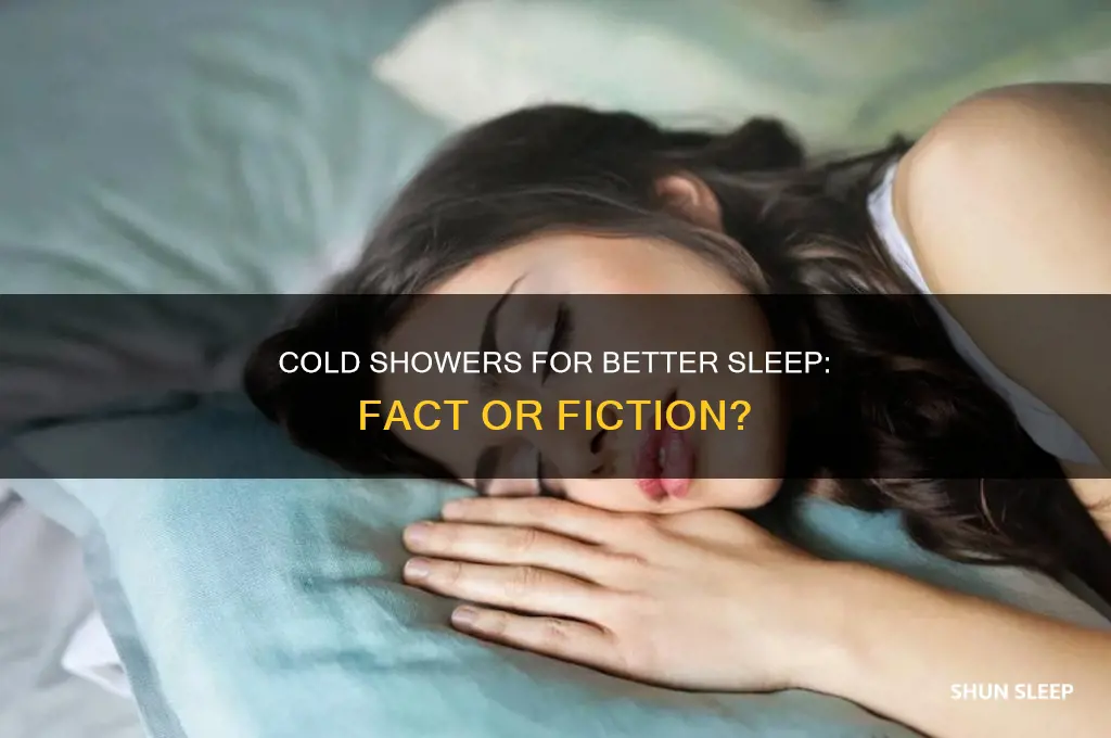 does taking a cold shower help you sleep