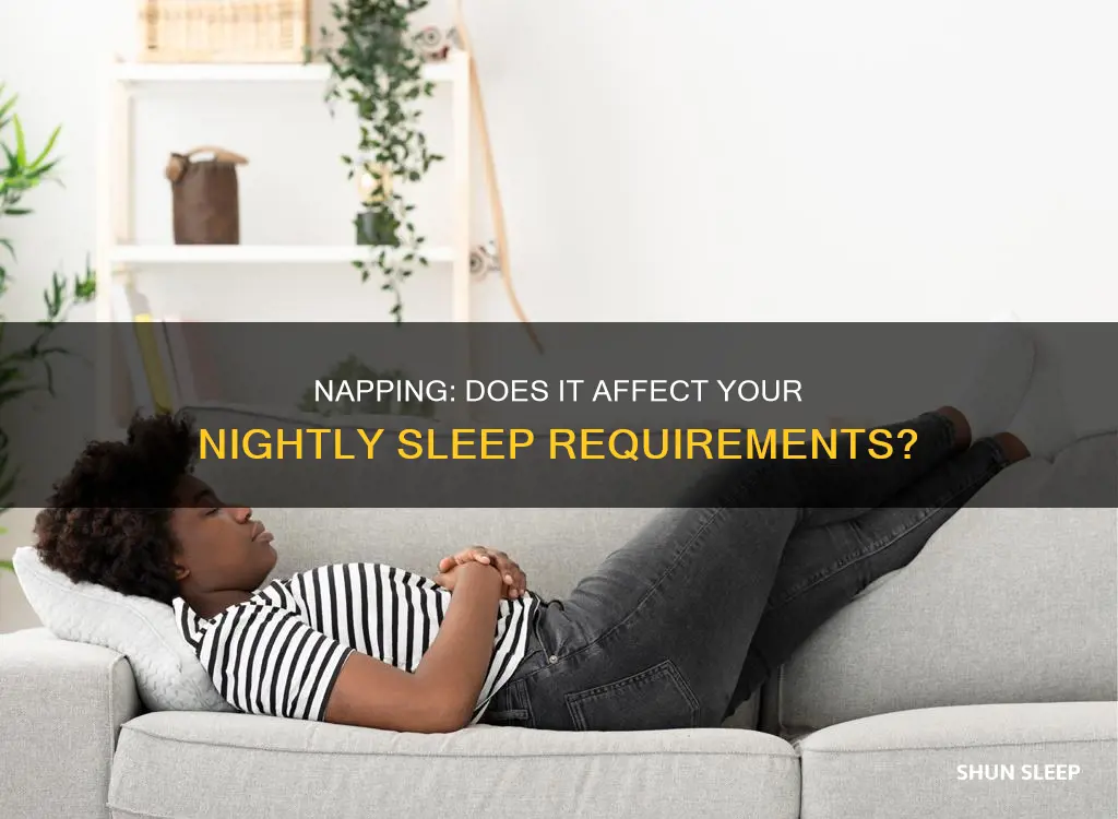 does taking a nap mean you can sleep less later
