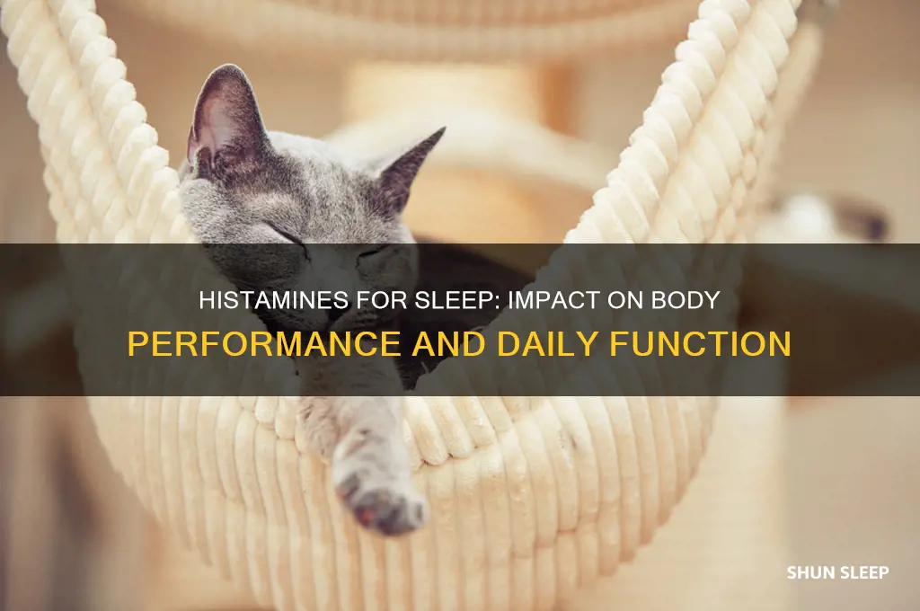 does taking histamines to help sleep affect your body