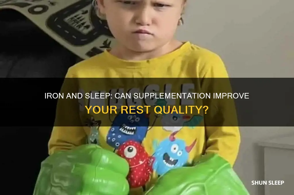 does taking iron help you sleep