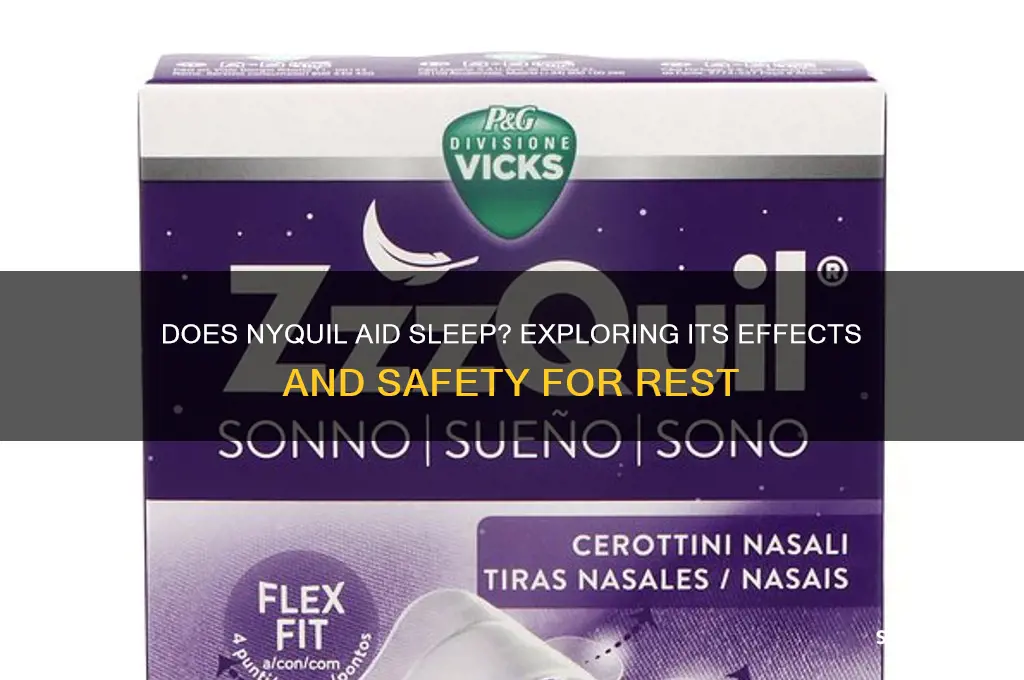 does taking nyquil help you sleep