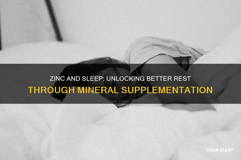 does taking zinc help you sleep