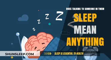 Talking in Sleep: What Does it Mean?
