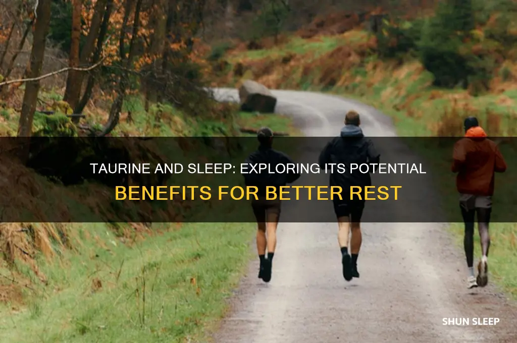 does taurine help sleep
