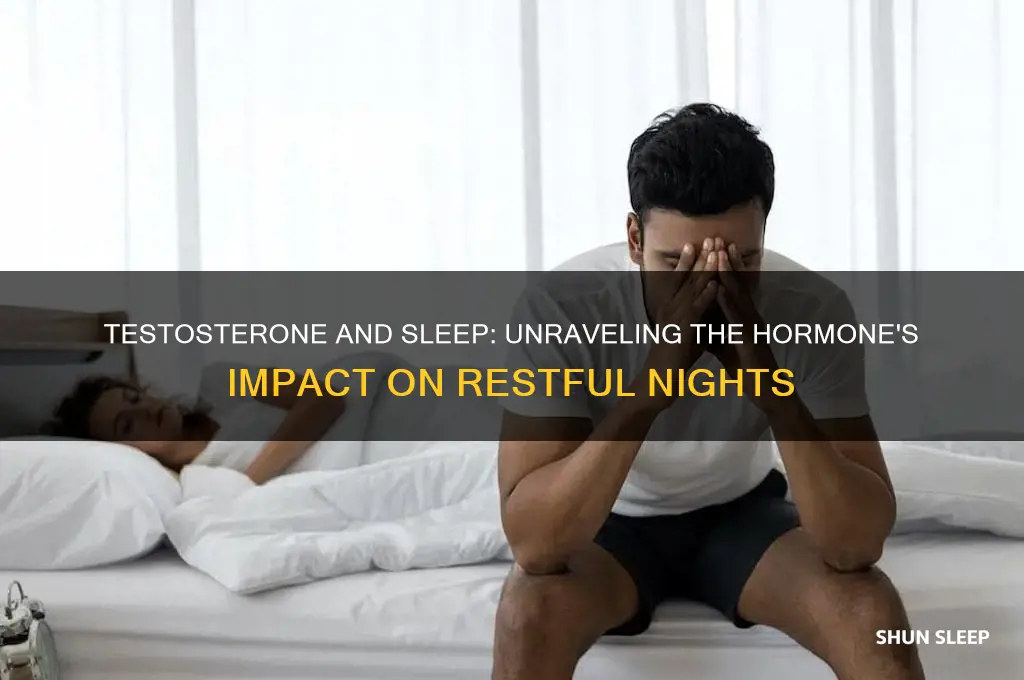 does testosterone help sleep
