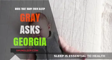 Does That Baby Ever Sleep? Gray's Question to Georgia Explored