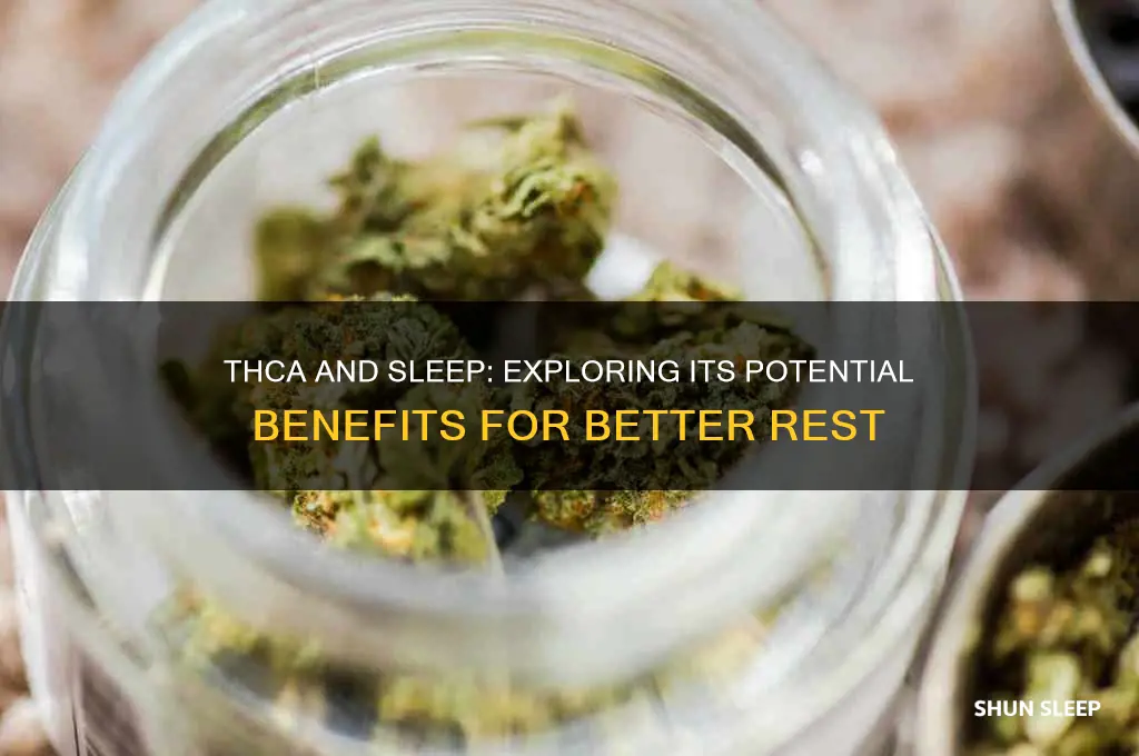 does thca help with sleep