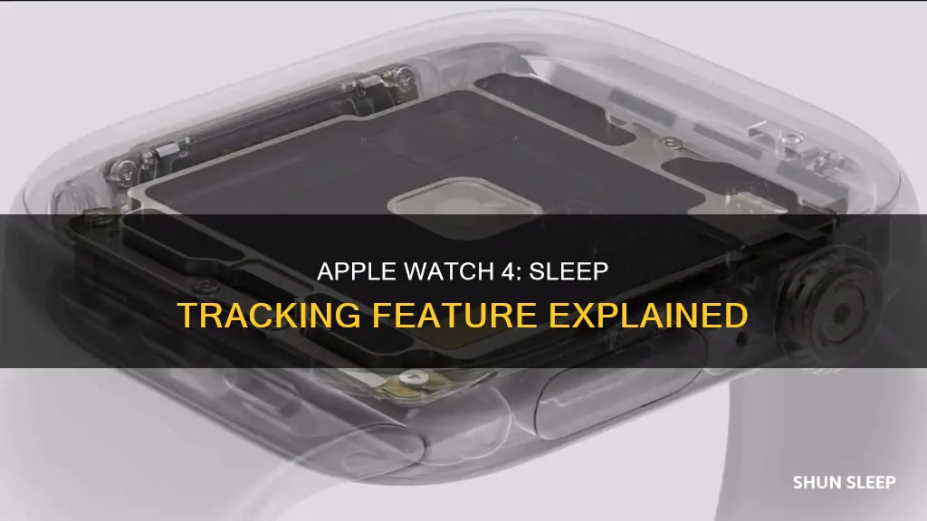 does the apple watch 4 have sleep tracking