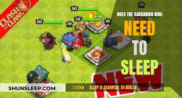 Barbarian King: Does He Need Sleep?