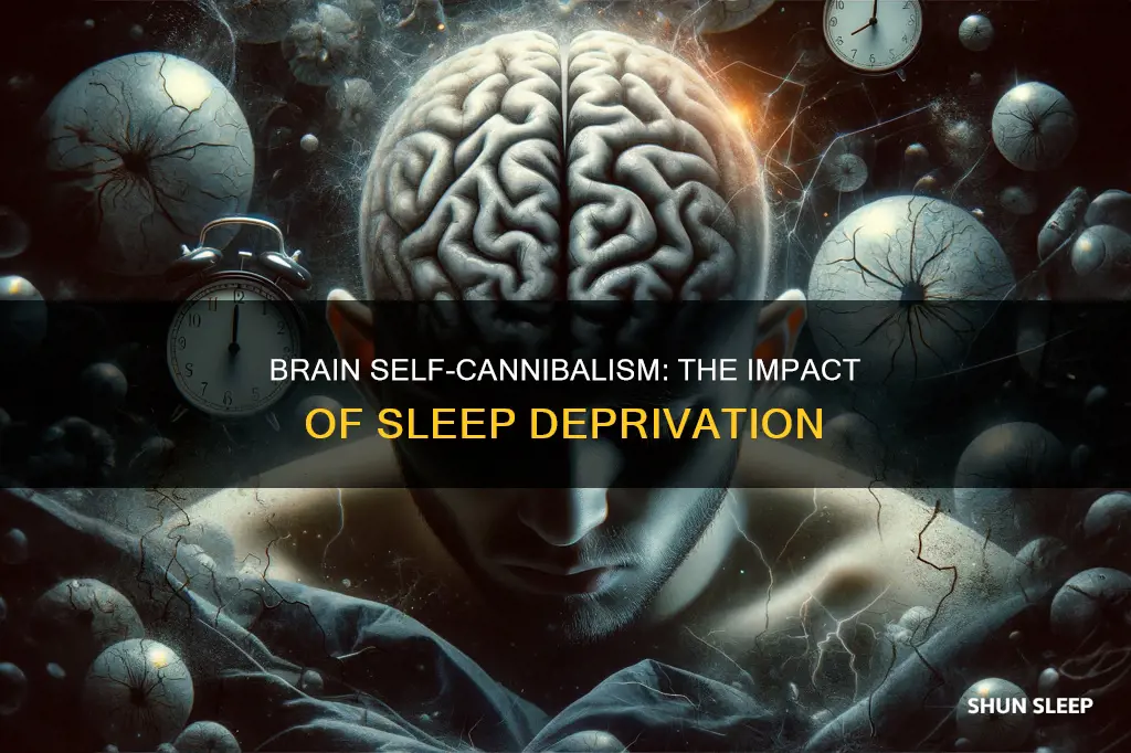 does the brain eat itself without sleep