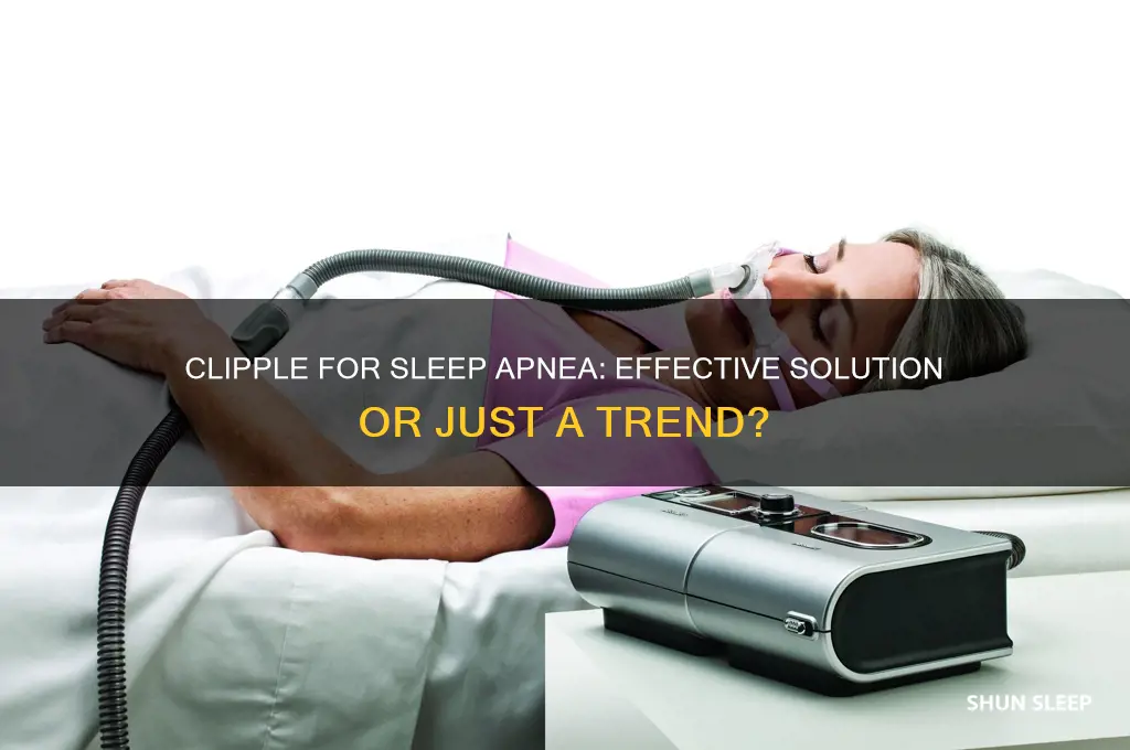 does the clipple help with sleep apnea