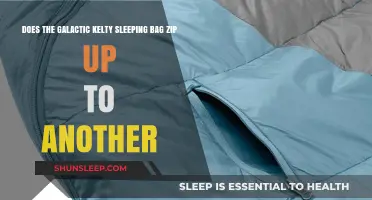 Kelty Sleeping Bag: Zip and Link Galaxy