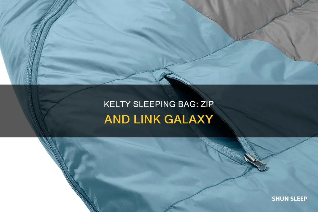 does the galactic kelty sleeping bag zip up to another