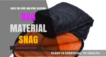 Hyke & Byke Sleeping Bags: Snag-proof?