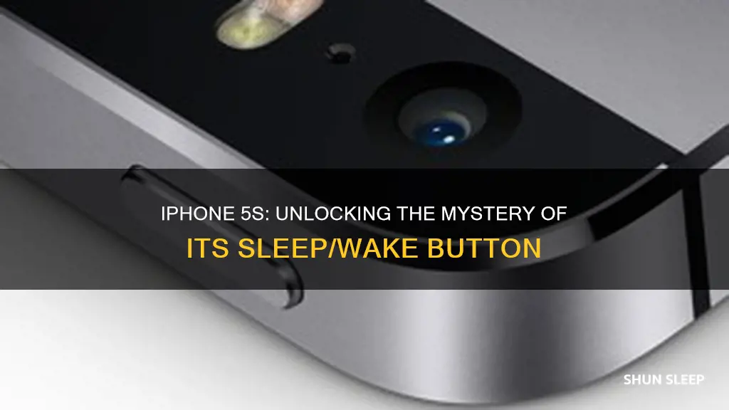 does the iphone 5s have a sleep wake button