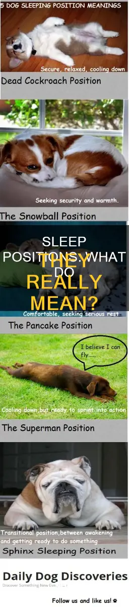 does the position you sleep in mean anything