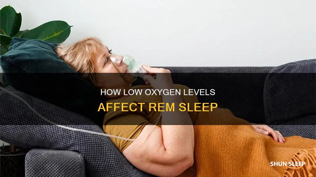 does the reduction of oxygen decrease rem sleep