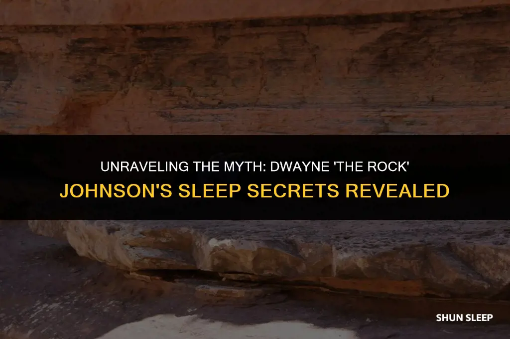 does the rock only sleep 4 hours