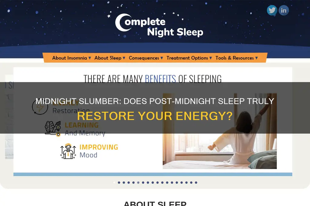 does the sleep you get after midnight count