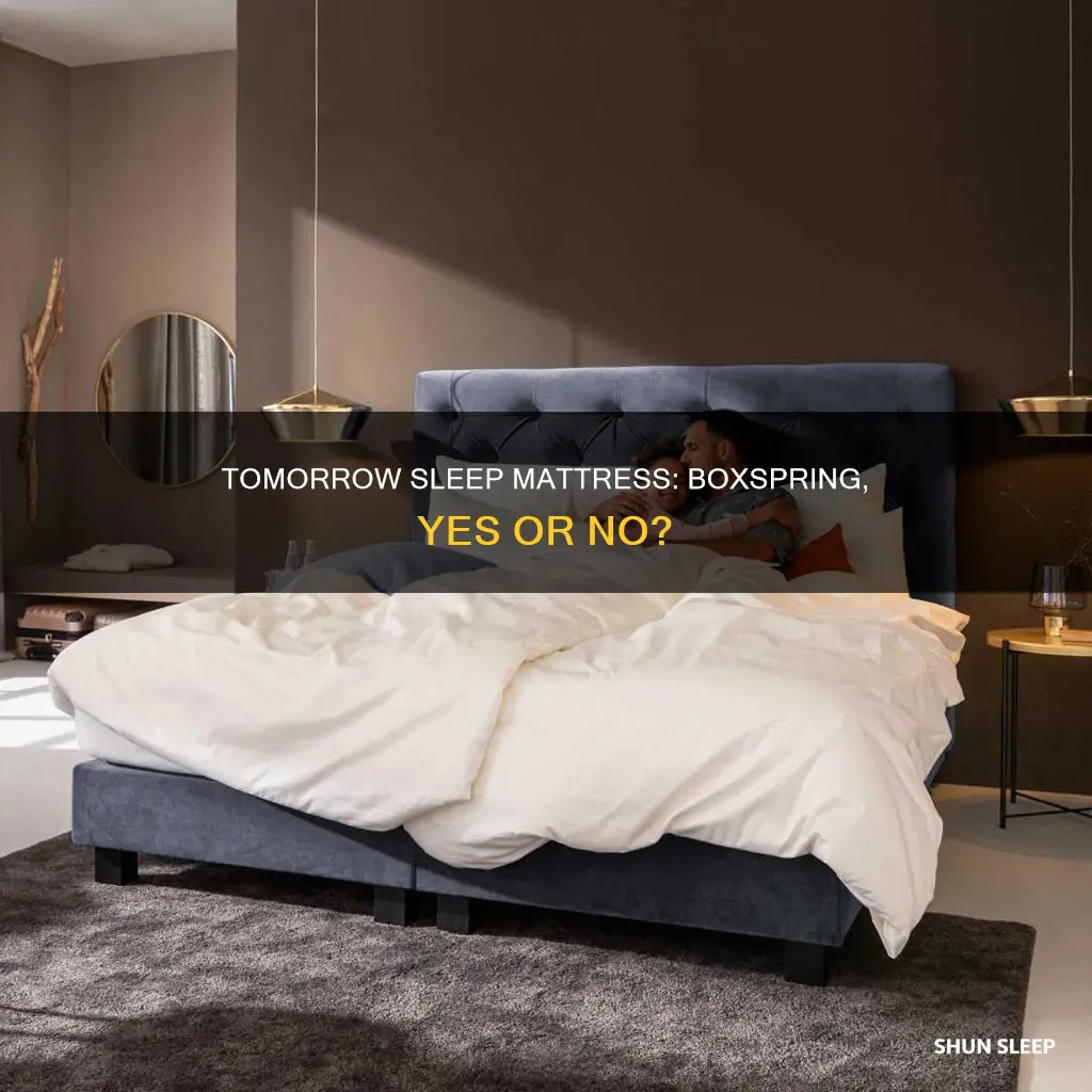 does the tommorow sleep matress need a boxspring
