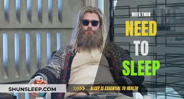 The God of Thunder's Sleep: Does Thor Need Rest?