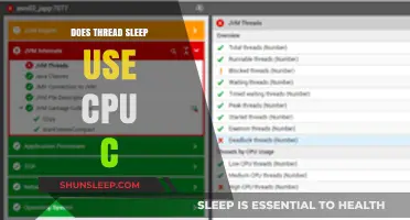 Thread Sleep: Does it Consume CPU Resources?