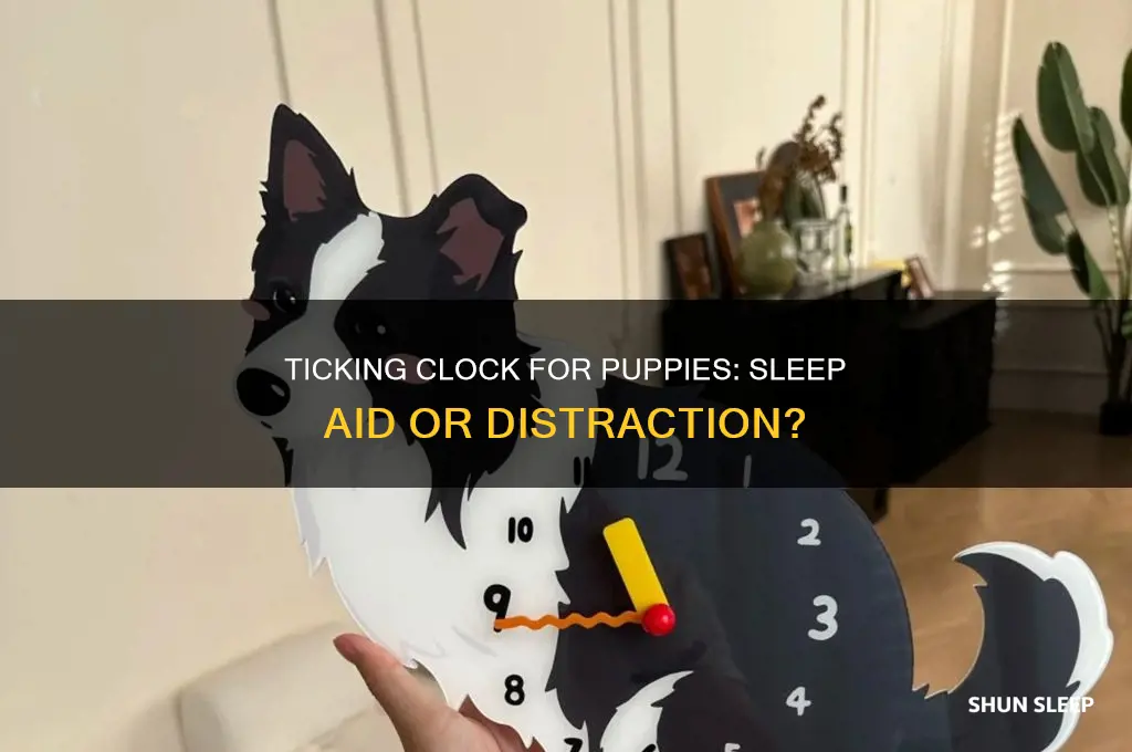 does ticking clock help puppy sleep