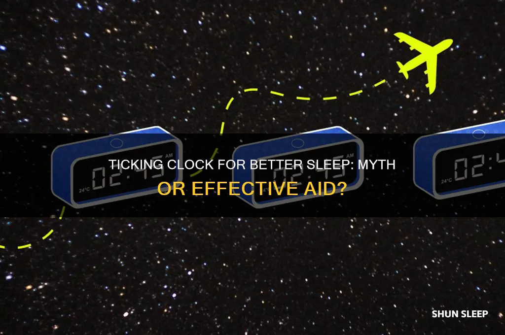 does ticking clock help sleep