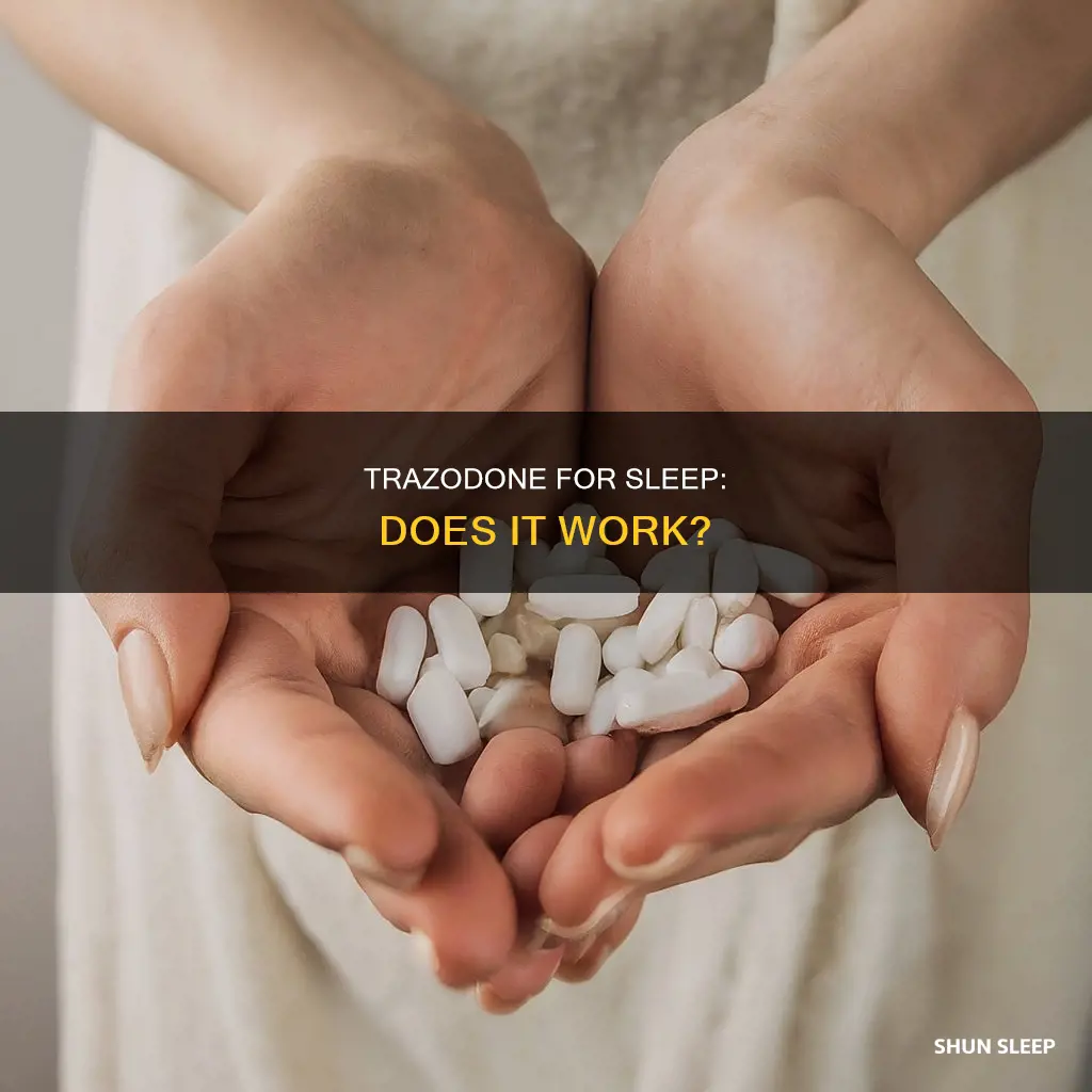 does trazadone work for sleep