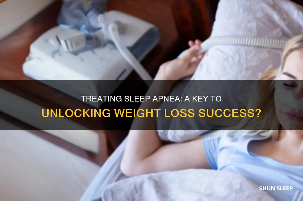 does treating sleep apnea help weight loss