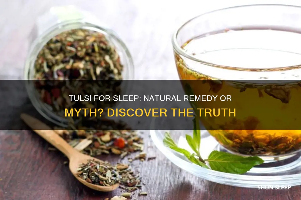 does tulsi help you sleep