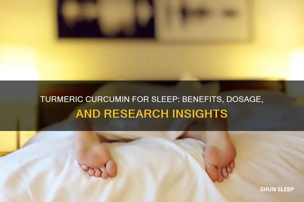does turmeric curcumin help with sleep