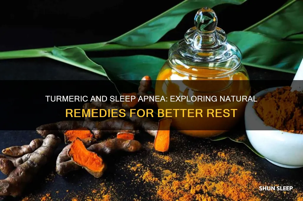 does turmeric help with sleep apnea