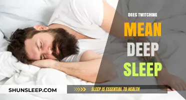 Twitching and Deep Sleep: What's the Connection?