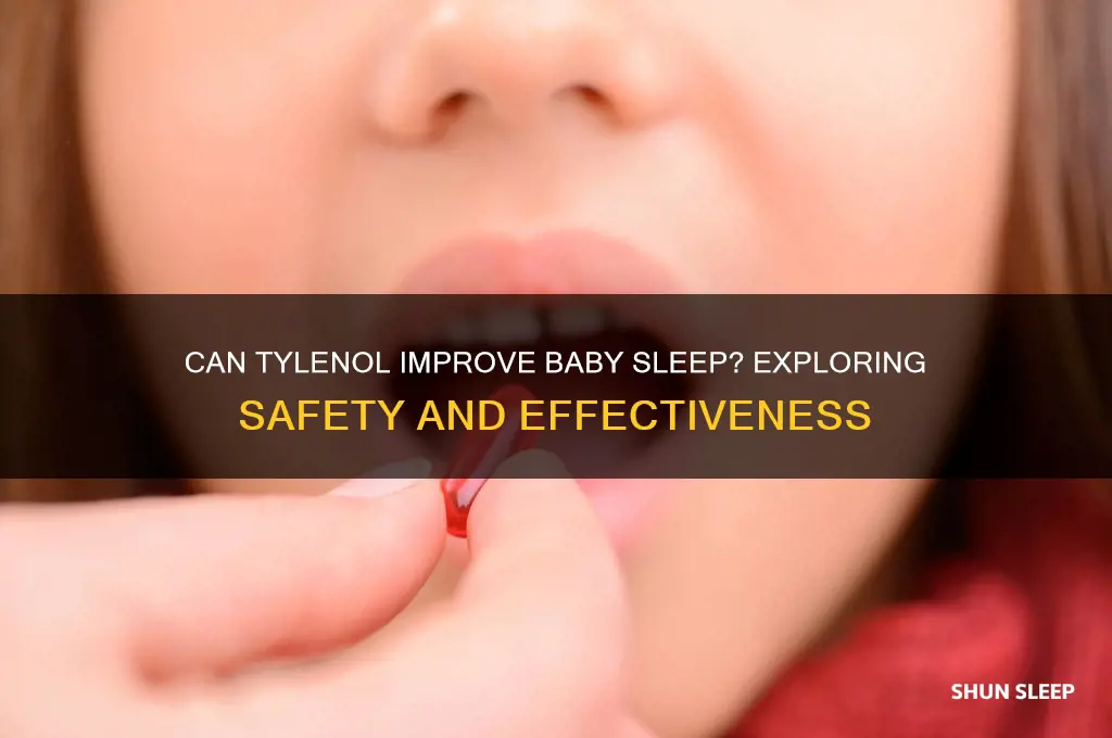 does tylenol help a baby sleep