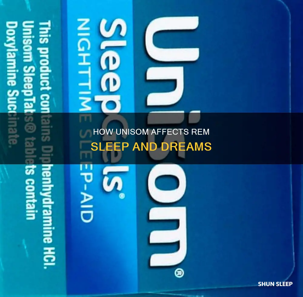 does unisom prevent rem sleep