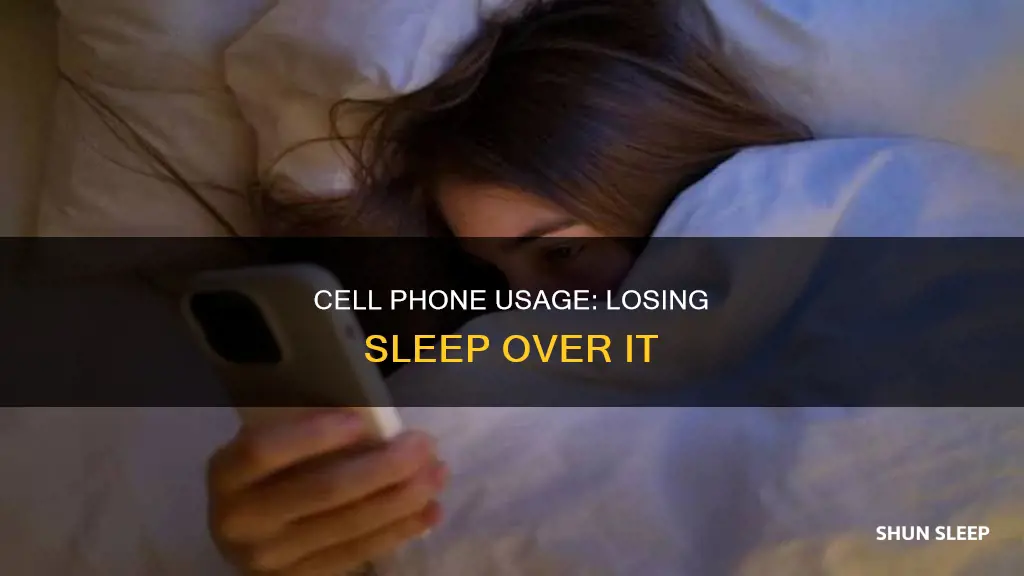 does using cell phone decrease sleep