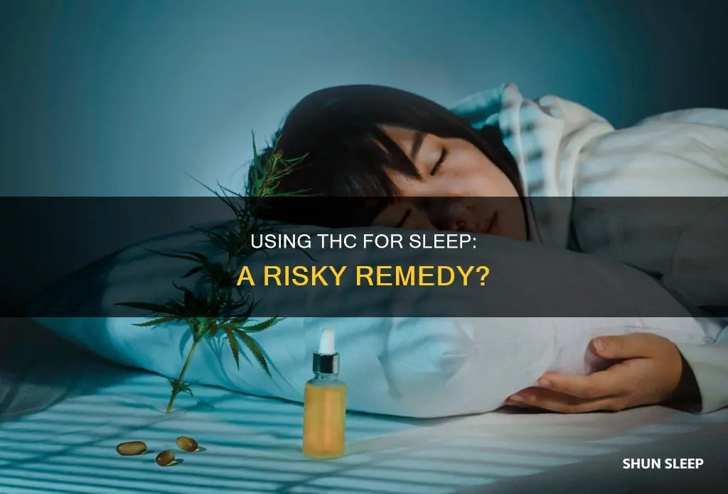 does using thc to sleep worsen sleep problems