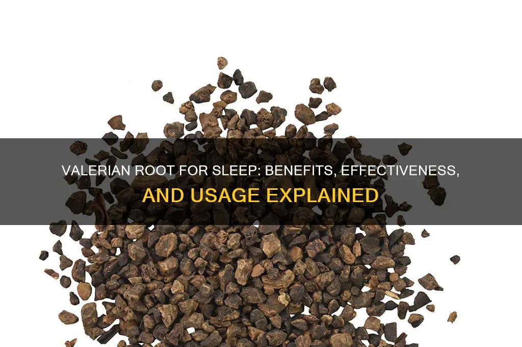 does valarian help you sleep