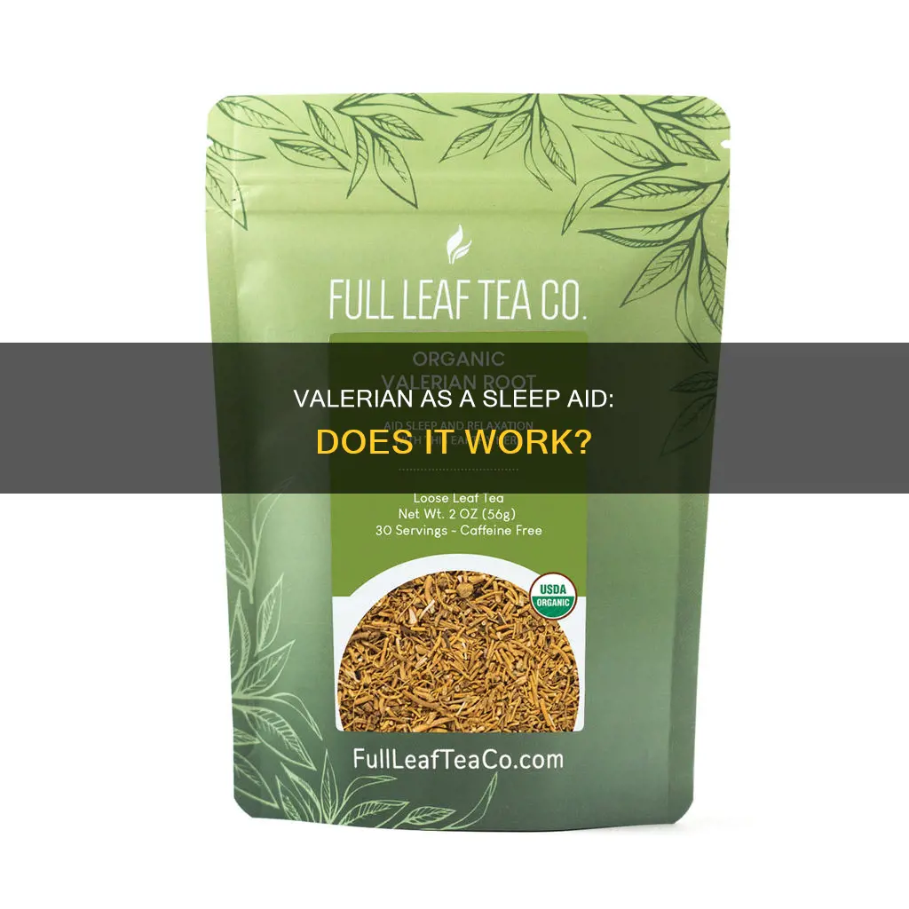 does valerian actually work as a sleep aid