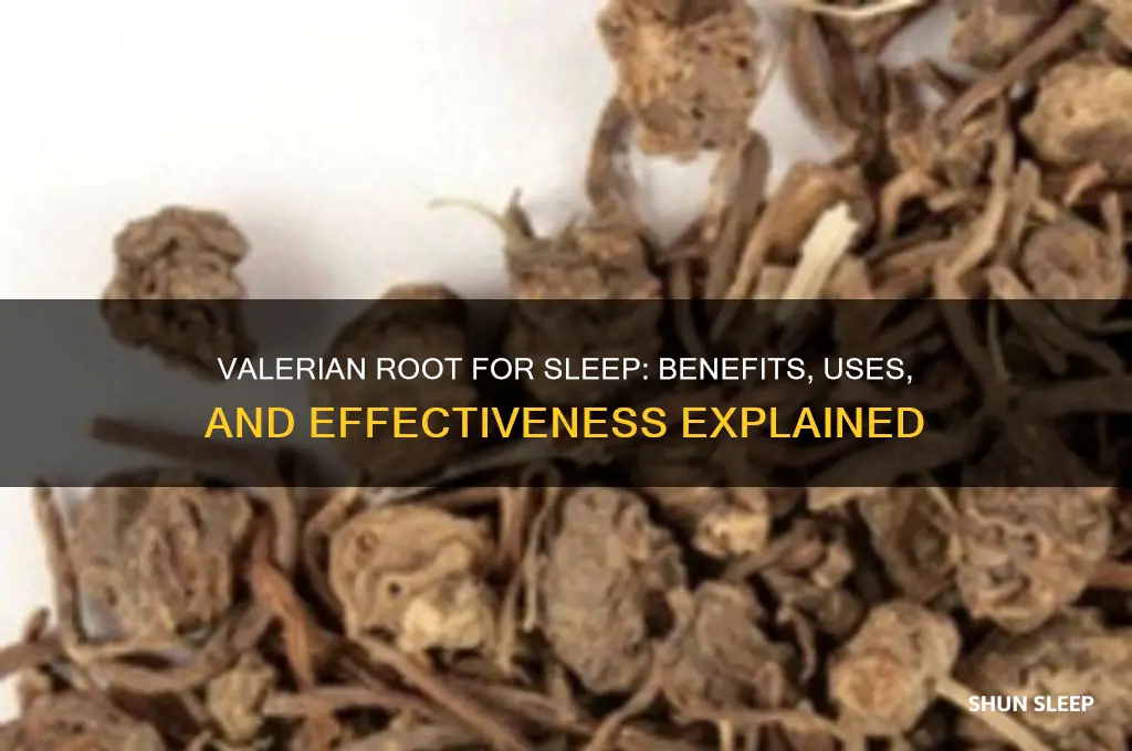 does valerian root help with sleep